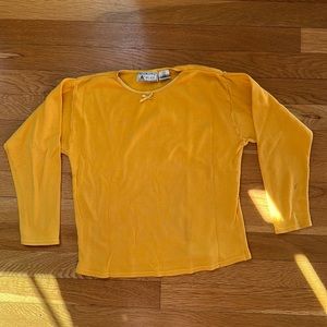 Vintage The Children’s Place 100% cotton yellow long sleeved shirt sz small 6/7